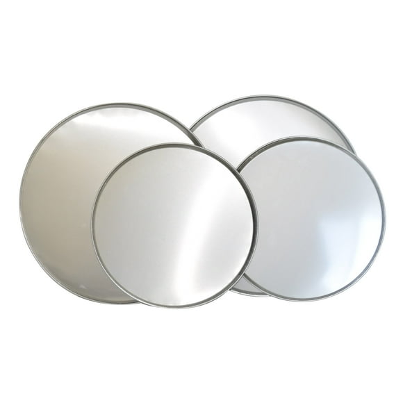 Range Kleen Argent, Rond, Couvre-Brûleurs - Ensemble de 4