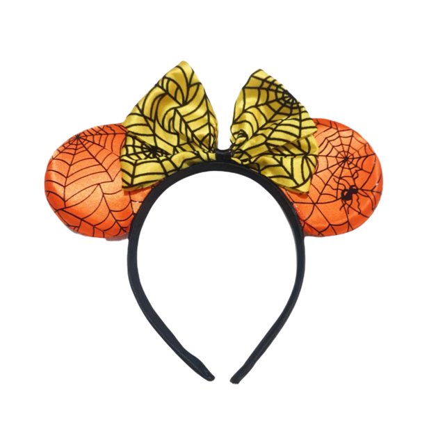 Accesorios para el Cabello de Halloween Wansheng Accesorio para el Cabello Banda de Cabeza Fiesta de Vacaciones Patrón de Red Araneida Arco Accesorio para el Cabello Banda de Cabeza