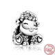 thumbnail image 1 of Colgante de plata de ley 925 para mujer, cuentas con forma de cachorro, compatible con Pandora Original, fabricación de joyería fina, regalo, 1 of 4