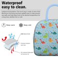 thumbnail image 3 of Womens LightBlue Cartoon Dinosaurs Patterns Pattern Lunch Box for Work,Insulated Lunch Bag for Women,Loncheras Para Mujer,Leakproof Adult Lunch Bag for Work,Beach,Travel,Picnic,Camping, 3 of 7