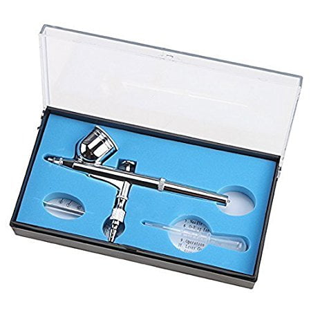 AGPtek Dual Action Airbrush Kit With Air Filter and Air Brush Holder For Nail Art Tattoo Craft Cake T Shirt
