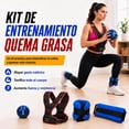 thumbnail image 2 of Kit de Ejercicio Fitness 3 Piezas con Chaleco de Peso 8 lb Polainas 2 lb y Pelota 2 lb Set de Entrenamiento en Casa, 2 of 9