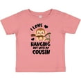 thumbnail image 3 of Inktastic Monkey I Love Hanging out with My Cousin Boys or Girls Baby T-Shirt, 3 of 5