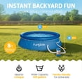 thumbnail image 2 of Funsicle QuickSet 8' x 30" Round Inflatable Top Ring Above Ground Swimming Pool Set, 2 of 6
