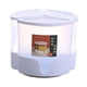 thumbnail image 2 of Caja de arroz sellada, contenedor de almacenamiento de cocina, contenedor giratorio para frijoles, granos alimenticios Blanco, 2 of 9
