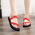 thumbnail image 4 of asdoklhq Women's Slippers,Summer Women Sandals Non-Slip Flip Flops Sandals Flat Beach Slippers Shoes, 4 of 7