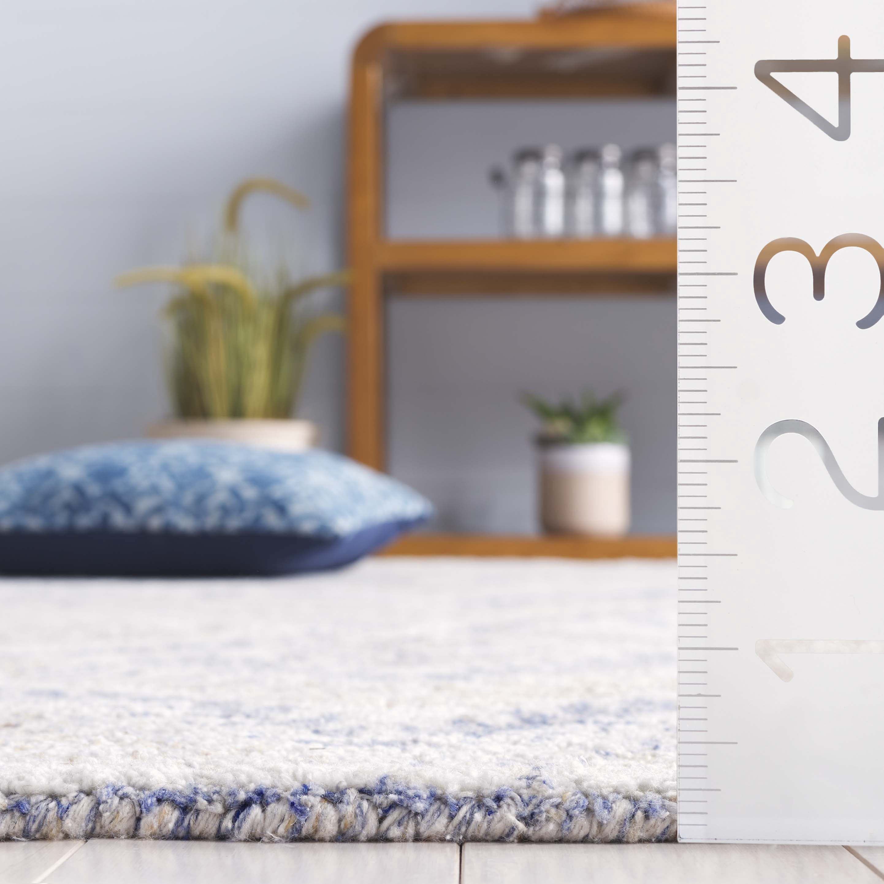 SAFAVIEH Renewal Nurten Geometric Area Rug, Beige/Gray, 6' x 6' Square