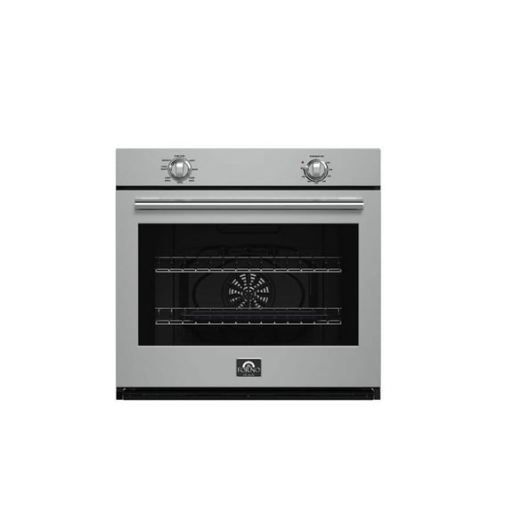 Forno Vomero 30-Inch Wall Oven, Stainless Steel, 5 cu.ft Capacity, 3550 Watts Convection, Mechanical Controls, Self-Cleaning Function