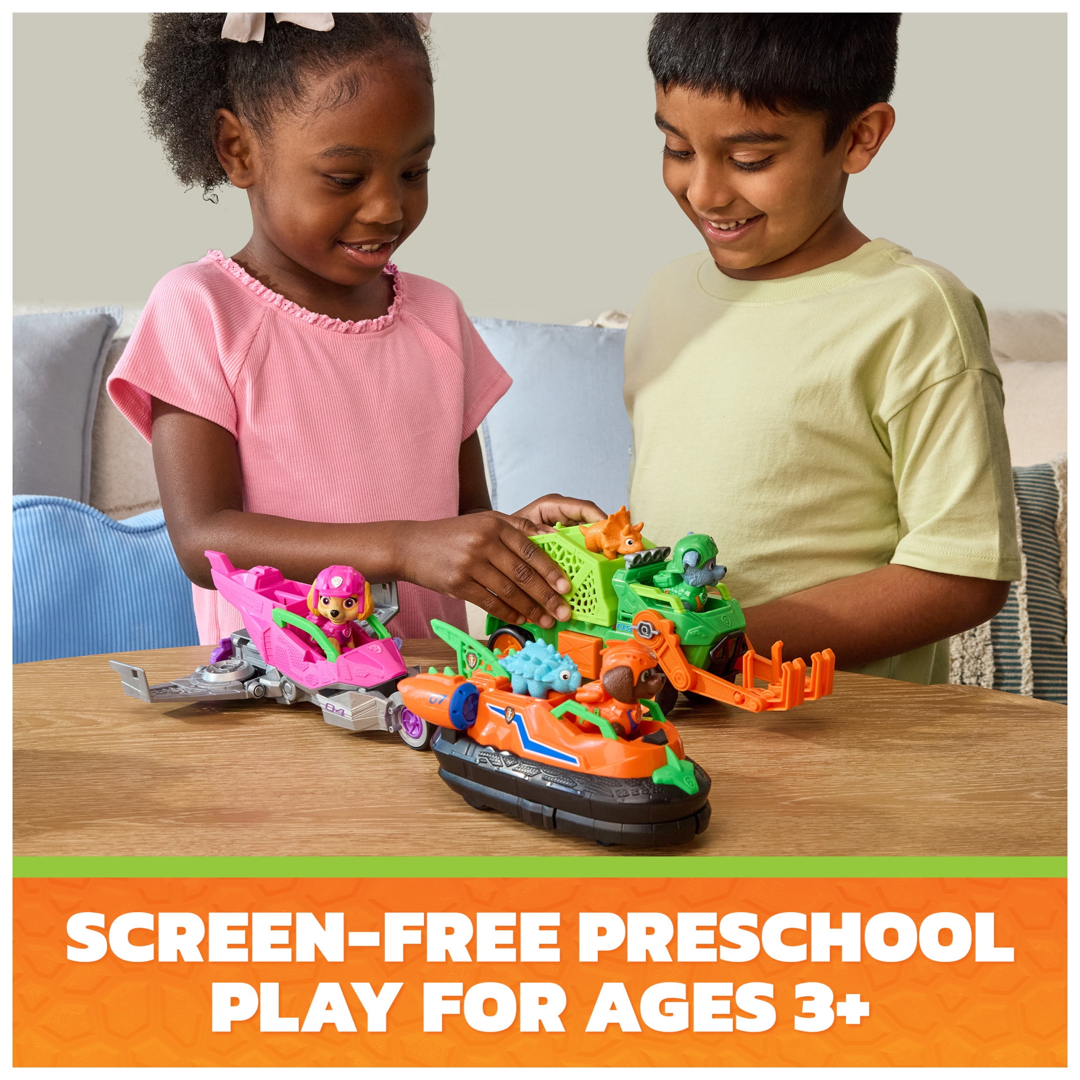 PAW Patrol: The Dino Movie Rocky Dino Rescue Recycler, Ages 3+