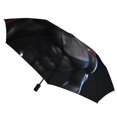 thumbnail image 3 of POBUDS Windproof Automatic Umbrella – Steel-Carbon Fiber Frame, UV-Blocking Black Coating Inside, Auto Open/Close - Black Hero, 3 of 8