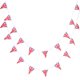 thumbnail image 1 of ColoMX Banderines triangulares portátiles, decoración para fiestas, festivales y celebraciones nacionales, recuerdo de fiesta, 5 metros, 1 of 7