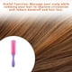 thumbnail image 3 of Jumpingount Peine para peinar el cabello, accesorios para tienda de salón, herramientas de barbería, cepillo de masaje de belleza, peines para desenredar Cuidado del cabello Rosa Púrpura Jumpingount CE012376-05, 3 of 6