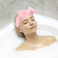 thumbnail image 3 of Soft Coral Spa Headband Water Absorbent Makeup Remover Hair Wrap For Women, 3 of 5