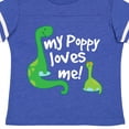thumbnail image 4 of Inktastic My Poppy Grandpa Loves Me Boys Toddler T-Shirt, 4 of 5