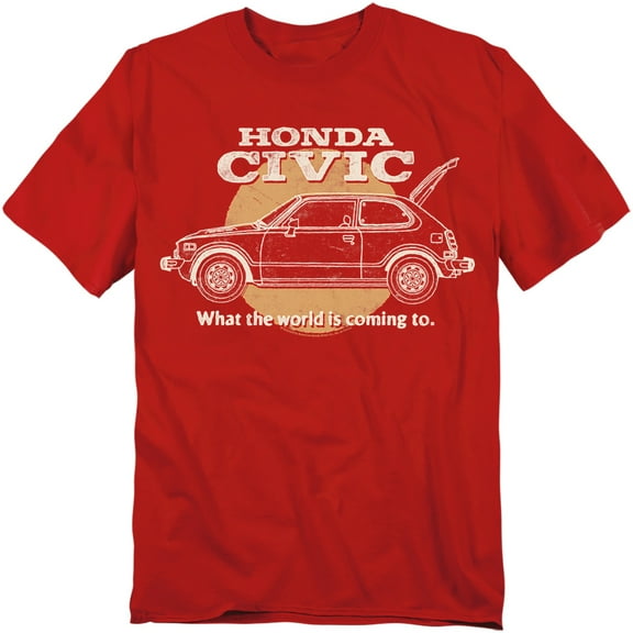 Honda T-Shirt Civic Coming World Unisex Graphic Tee For Men & Women