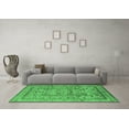 thumbnail image 3 of Ahgly Company Indoor Rectangle Oriental Emerald Green Industrial Area Rugs, 3' x 5', 3 of 4