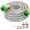 15ft, variant on Female to Female Leader Hose for Hoses Reel, 10ft Metal Leakproof Short Garden Hose Connector, Heavy Duty 304 Stainless Steel Flexible Water Pipe for Outdoor Garden Watering Car Pet Cleaning