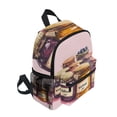 thumbnail image 2 of FORMRS School Backpack with Front Zippered Pocket 12" Student Travel Daypack, Watercolor Jam, 2 of 6