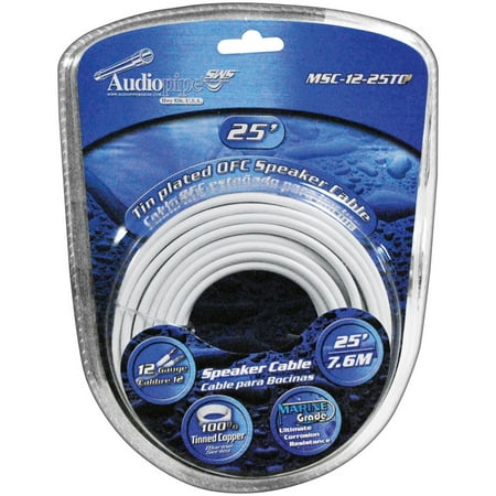 Audiopipe 12GA 25FT Marine Speaker Cable