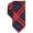 red, variant on bar III Mens Albina Plaid Self-tied Necktie, Purple, One Size
