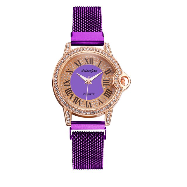 Reloj de moda para mujer Reloj de acero inoxidable Vestido casual Muñeca Cristal Wmkox8yii gfajkfgbkjabf760