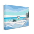 thumbnail image 4 of Stupell Industries Blue & White Beach Landscape Painting Gallery Wrapped Canvas Art Print Wall Art, 30 x 24, 4 of 8