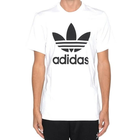 Adidas Men's T-Shirt Trefoil Logo Graphic Athletic Short Sleeve Shirt White XL