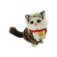 thumbnail image 2 of SKyggJG34 cat stuffy cute girl stuff 3 yr old girl gifts Cat Toys Stuffed Sounds Cats That Look Real Stuffed Cat Pillow Realistic Stuffed Animal Birthday Toys, 2 of 8