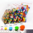 thumbnail image 2 of NOGIS Pom Poms 400 Pcs Craft Making Assorted Sizes 10mm-30mm Multi Colors High-Elastic Mini Pom Poms Soft and Fluffy Arts and Crafts for Creative Craft Art DIY Material, 2 of 7