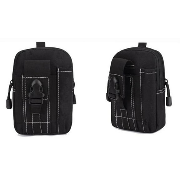 PreAsion Black Tactical Travel Hiking Bag Unisex Oxford