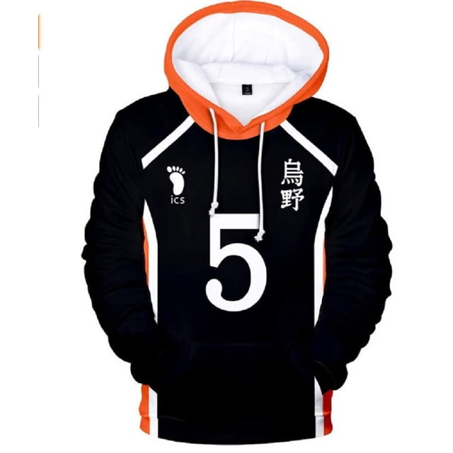 ¡¡¡Anime Haikyuu!!! Cosplay sudadera voleibol figura uniforme adulto Casual manga larga 3D jerseys Anime JapónRyunosuke TanakaS Deng Xun unisex