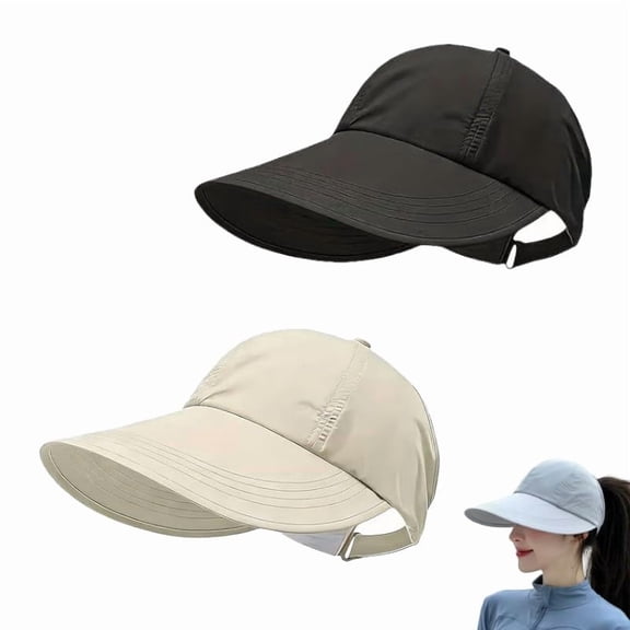 Wide-Brimmed Sun Hat UV Protection, Lightweight Baseball Style Cap for Men Women, Adjustable Quick-Drying Outdoor Summer Hat