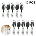 thumbnail image 1 of Badge Holder with Retractable Reel Set,Vertical ID Card Holder, 1 of 4