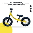 thumbnail image 6 of Banana GT Balance Bike - Lightweight Toddler Bike for 2-5 Year Olds - No Pedal Bikes with Adjustable Handlebar and Seat - Aluminium Frame, Air Tires - Strider Balance Bike for Boys and Girls (Yellow), 6 of 8