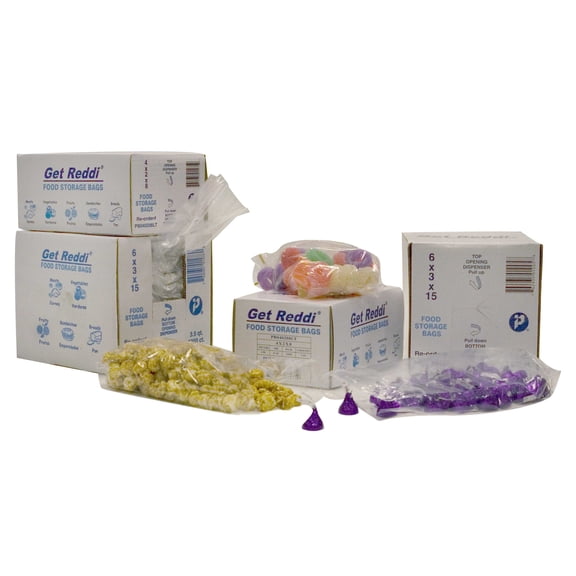 Inteplast Group Food Bags, 0.8 mil, 8" x 20", Clear, 1,000/Carton -IBSPB080320M