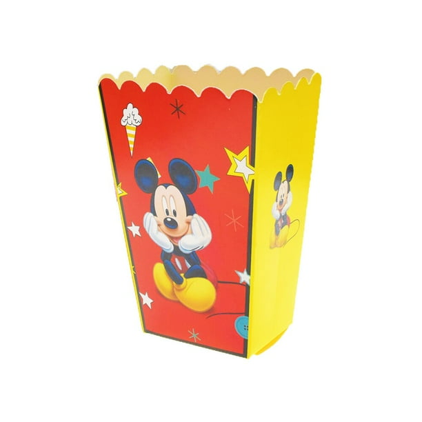 Suministros de fiesta de cumpleaños de Mickey Mouse de Disney, mantel, platos, vasos, servilletas, globos, adornos para pasteles, decoraciones para baño de bebé para niños