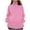 Pink, variant on BXINGOHAI Women's Turtleneck Sweater Chunky Knitted Pullover Tops Solid Long Sleeve Shirts 2024 Fall Winter Jumper Top Today White,S