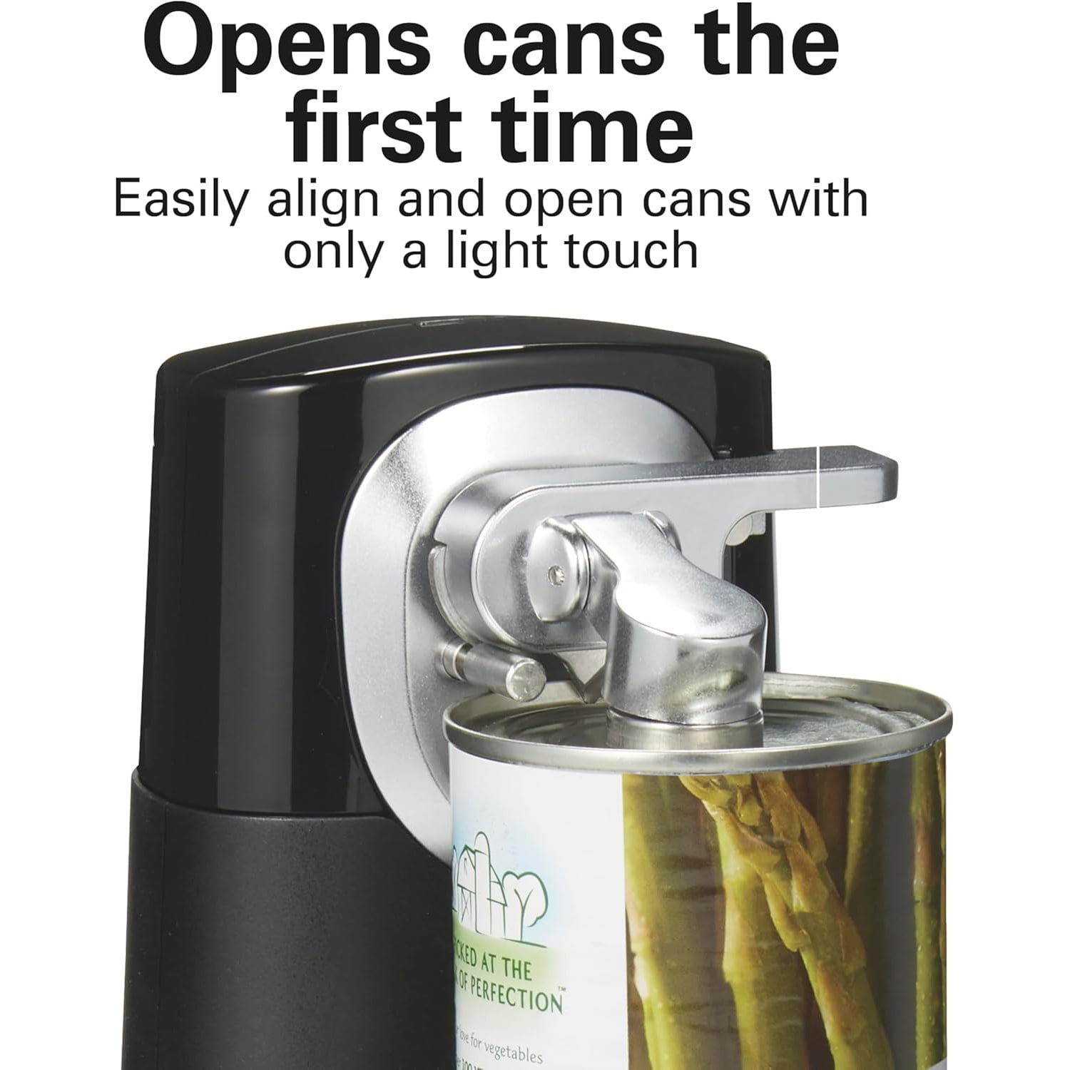 2-in-1 Cordless & Rechargeable Electric, Easily Standard Automatic Can Opener, Easy-Clean, With Removable Walking Cut Head