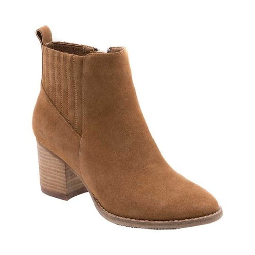 Blondo - Blondo Noa Waterproof Suede Block Heel Bootie (Women's) - Walmart.com - Walmart.com