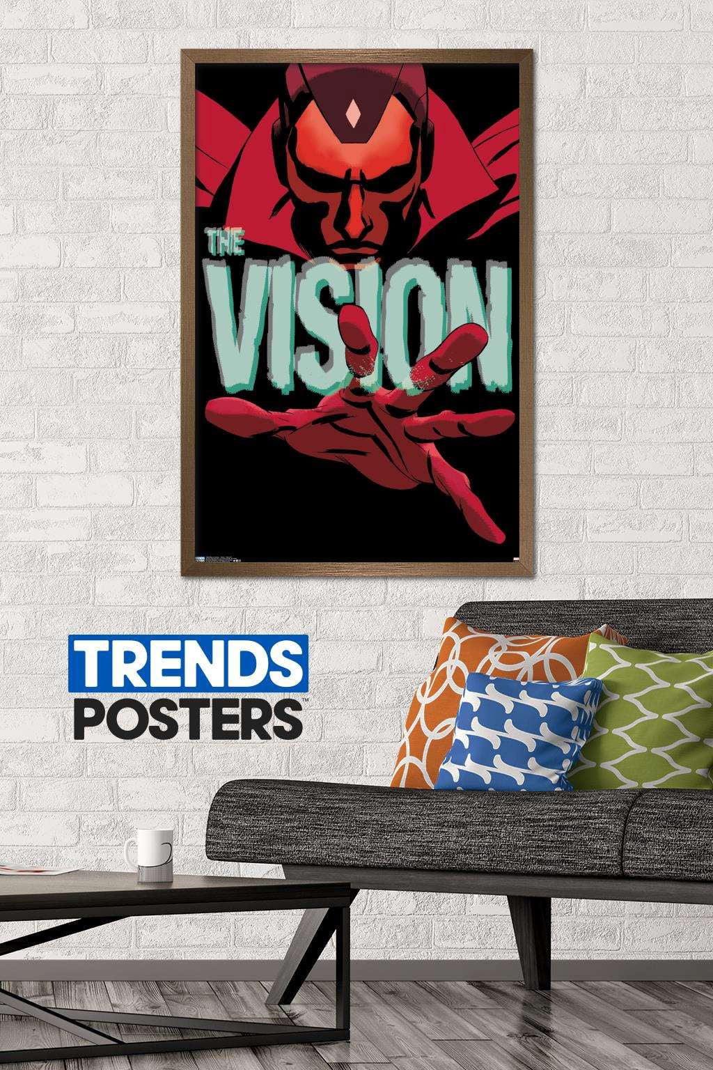 Marvel Comics - Vision - Vision #1 Wall Poster, 22.375" x 34", Framed