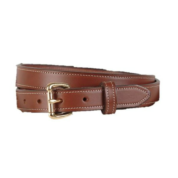 Brenneman Leather Goods - Amish-Made Dressy Brown Leather Belt - 1