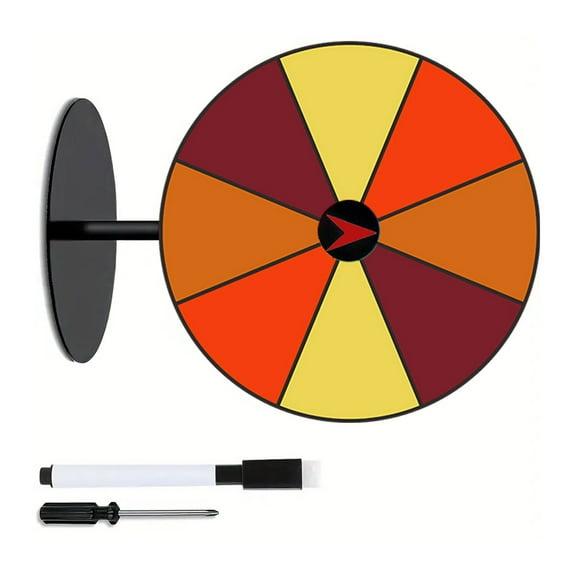 Wheel Prize Game Turntable Draws Roulette Wheel Tabletop Prize Turntable for Party Teaching Activity Supermarkets