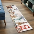 thumbnail image 4 of Gray Beige Map Kitchen Runner Rug 2x6 Washable Runners for Hallway Non Slip Funny Abstract Cloud Illustration Art Large Area Rug Indoor Floor Carpet for Bathroom Laundry Entryway Bedroom Living Room, 4 of 8
