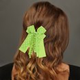 thumbnail image 2 of Unique Bargains 1 Pc Duckbill Clip Halloween Spiral Ribbon Hair Clip for Women Green, 2 of 5