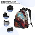 thumbnail image 3 of Fuzoiu Beautiful Red Train Hot Air Balloon Print School Backpack for Teens,Large Bookbag,Lightweight Laptop Bag for Travel, Work, School & Outdoor Adventures, 3 of 6