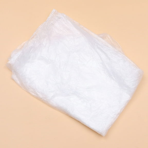 FUEENIRVA Adult Waterproof Poncho Hooded PE 10Pcs for Men and Women