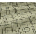 thumbnail image 5 of oneOone Cotton Jersey Greenish Beige Fabric Geometric Dress Material Fabric Print Fabric By The Yard 58 Inch Wide-YD, 5 of 6