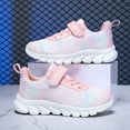 thumbnail image 2 of Otqutp Sneakers for Girls Lightweight Breathable Lace Up Running Shoes Adjustable Strappy Non-Slip Athletic Tennis Shoes, 2 of 6