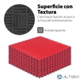 thumbnail image 4 of Piso Protector para Gimnasio Altera  PG C/10 Pz De 105x105 Cm Altera Negro Rojo, 4 of 5