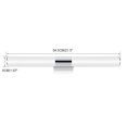 thumbnail image 4 of Luz moderna del frente LED del espejo del estilo, accesorios caseros de la lámpara del soporte de la pared de la construcción de la luz de la vanidad del cuarto de ba?o 14W(Luz Baño Octpeak NO, 4 of 7